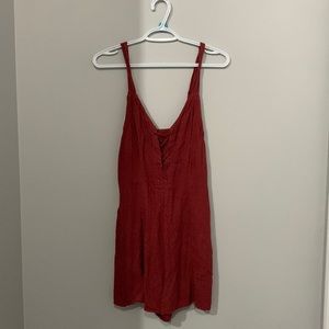 American Eagle Outfitters Romper, red/size M